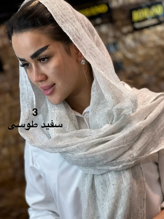 شال کنفی آبرنگی شال و روسری رومانو
