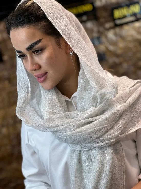 شال کنفی آبرنگی شال و روسری رومانو