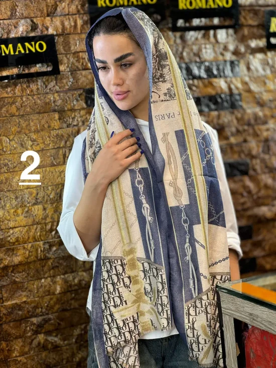 شال مجلسی برند دیور شال و روسری رومانو