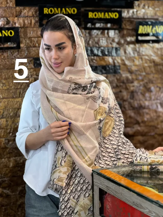 شال مجلسی برند دیور شال و روسری رومانو