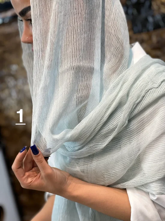 شال حریر نخ میله ای شال و روسری رومانو