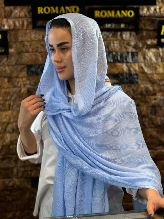 شال پلیسه مورب شال و روسری رومانو
