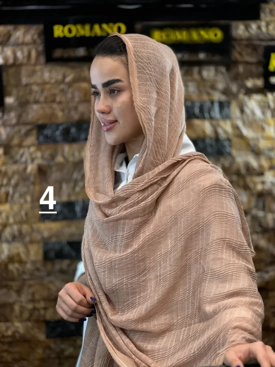 شال پلیسه مورب شال و روسری رومانو