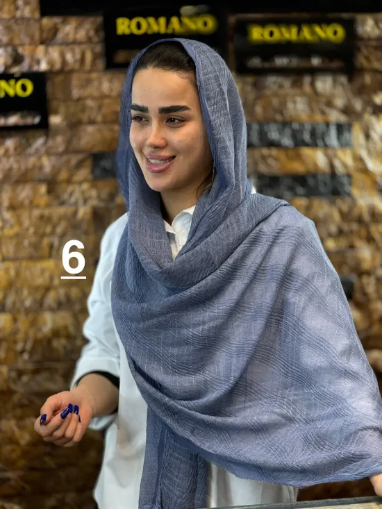 شال پلیسه مورب شال و روسری رومانو