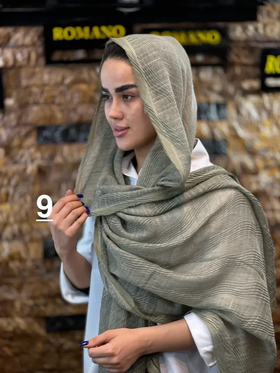 شال پلیسه مورب شال و روسری رومانو