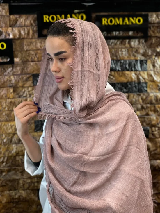 شال کنفی وارداتی شال و روسری رومانو