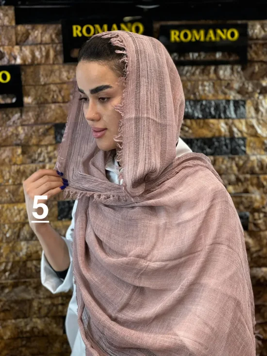 شال کنفی وارداتی شال و روسری رومانو