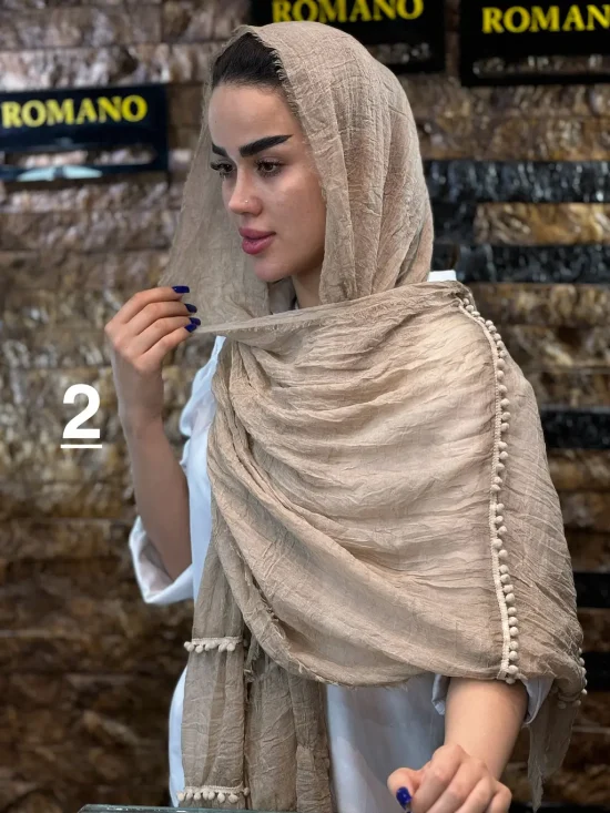 شال سوپر نخر وارداتی شال و روسری رومانو