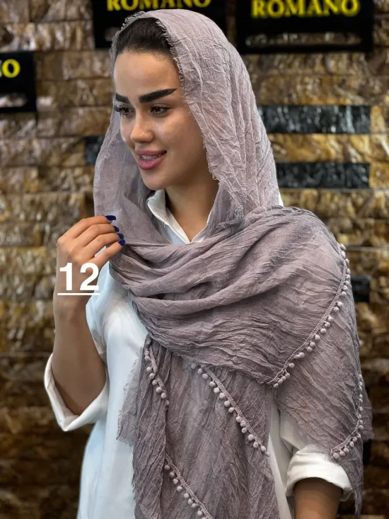 شال سوپر نخر وارداتی شال و روسری رومانو