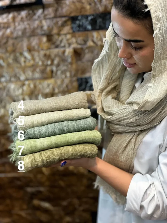 شال کنفی واتر ملون شال و روسری رومانو