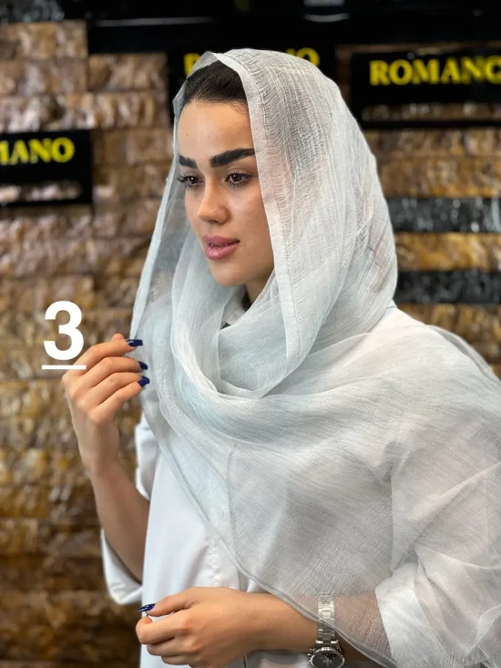 شال ارگانزا دولایه شال و روسری رومانو