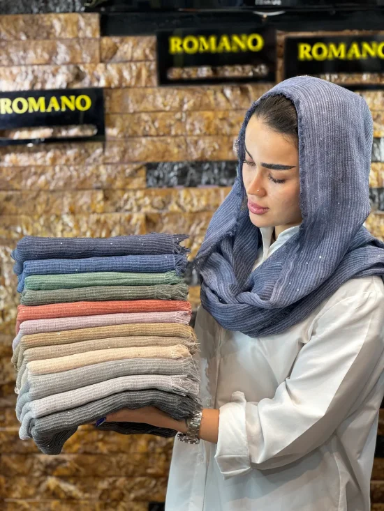 شال کنفی زارا شال و روسری رومانو
