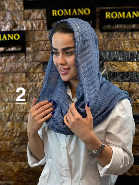 شال کنفی زارا شال و روسری رومانو