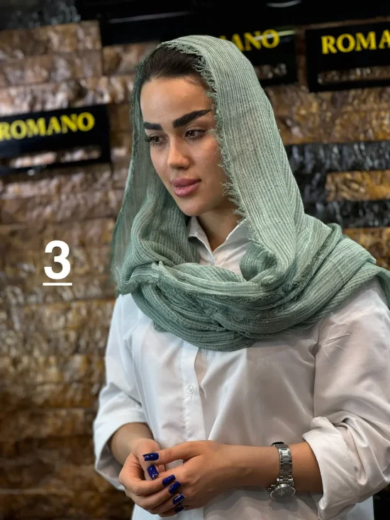 شال کنفی زارا شال و روسری رومانو
