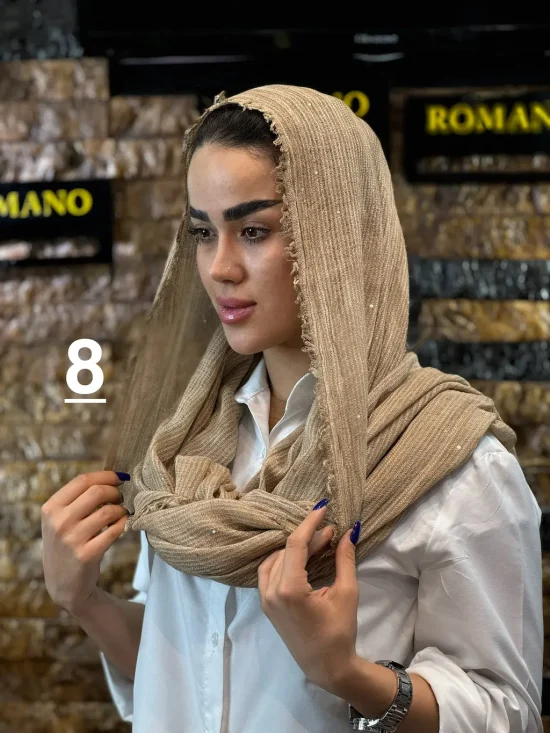 شال کنفی زارا شال و روسری رومانو