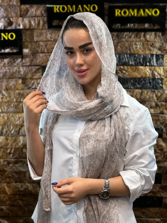 شال ابریشم میله ای شال و روسری رومانو