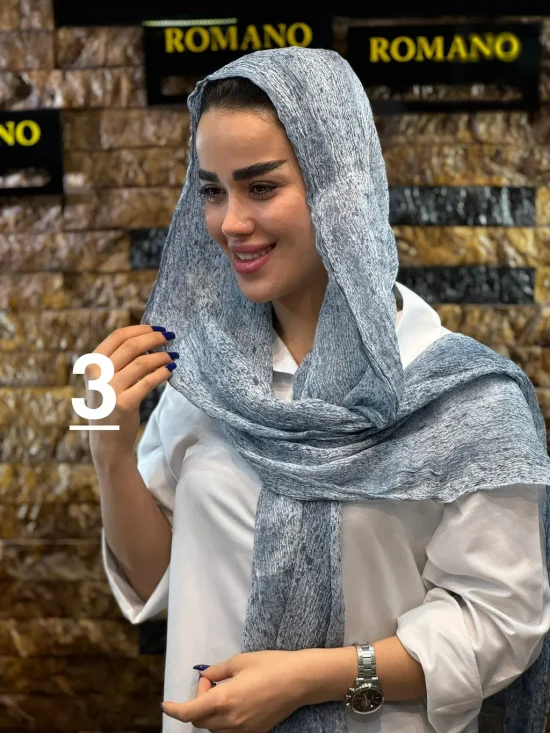 شال ابریشم میله ای شال و روسری رومانو