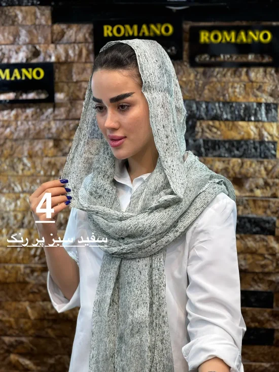 شال ابریشم میله ای شال و روسری رومانو