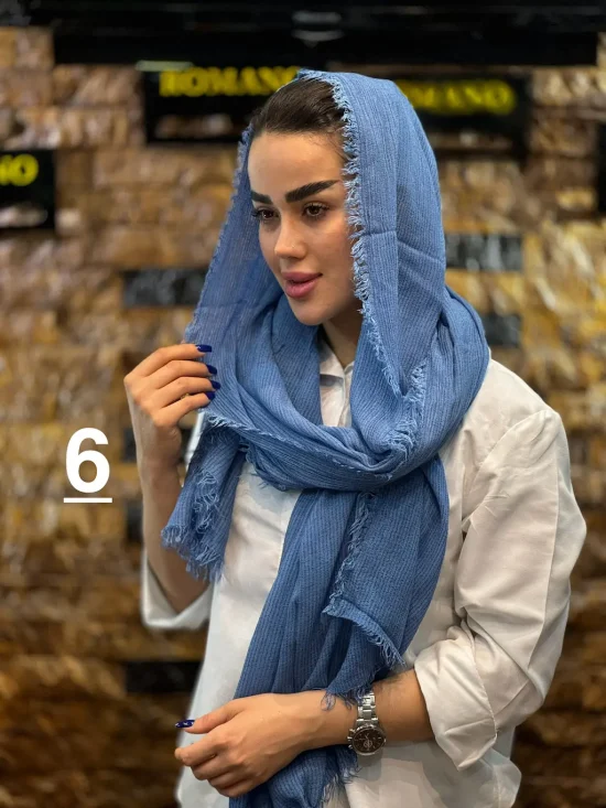 شال کنفی وارداتی شال و روسری رومانو