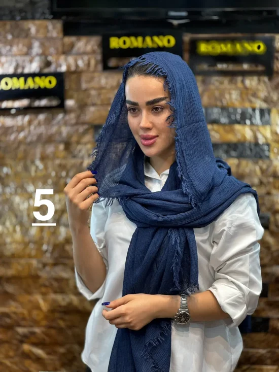 شال کنفی وارداتی شال و روسری رومانو