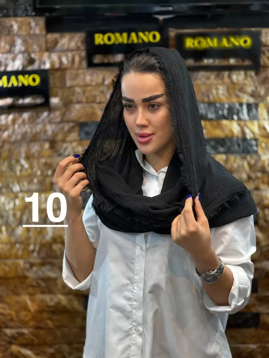 شال کنفی وارداتی شال و روسری رومانو