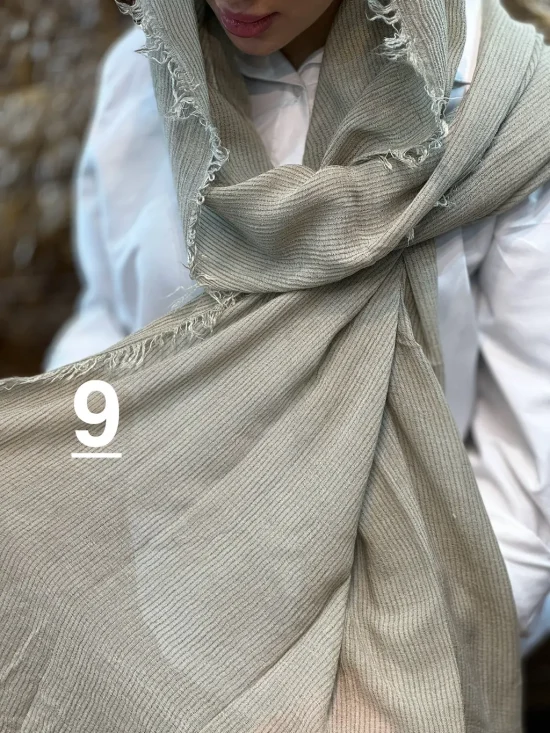 شال کنفی وارداتی شال و روسری رومانو