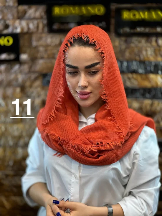 شال کنفی وارداتی شال و روسری رومانو