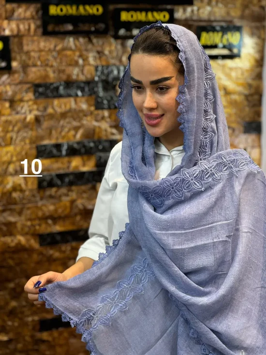 شال گلبرگ برجسته شال و روسری رومانو