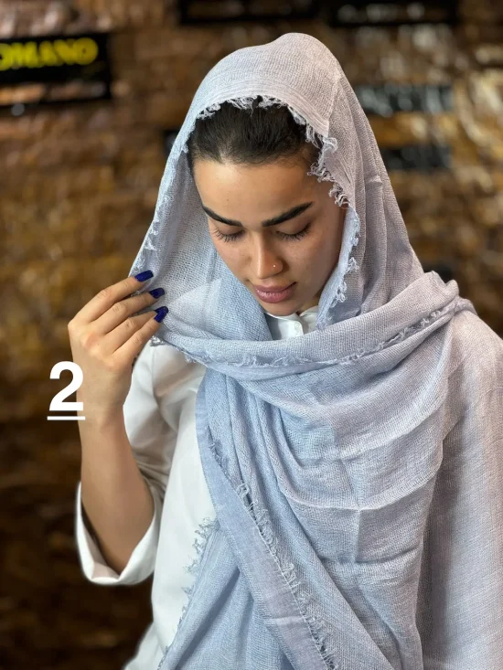 شال کنفی ساده شال و روسری رومانو