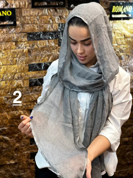 شال حصیری وارداتی شال و روسری رومانو