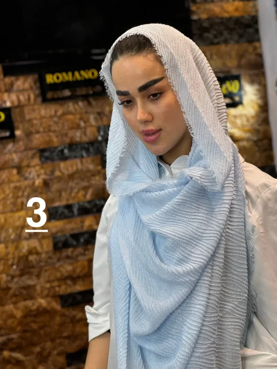 شال نخ پلیسه شال و روسری رومانو