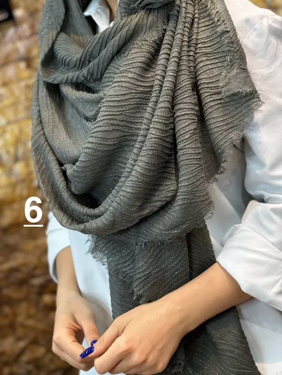 شال نخ پلیسه شال و روسری رومانو