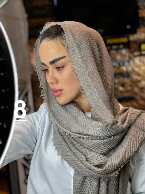 شال نخ پلیسه شال و روسری رومانو