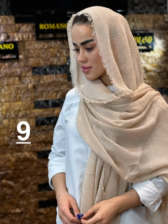 شال نخ پلیسه شال و روسری رومانو
