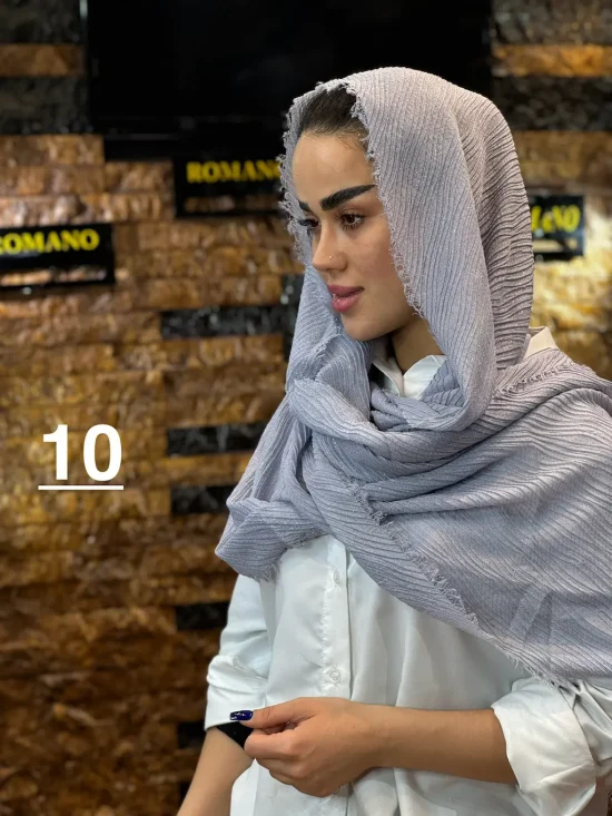 شال نخ پلیسه شال و روسری رومانو