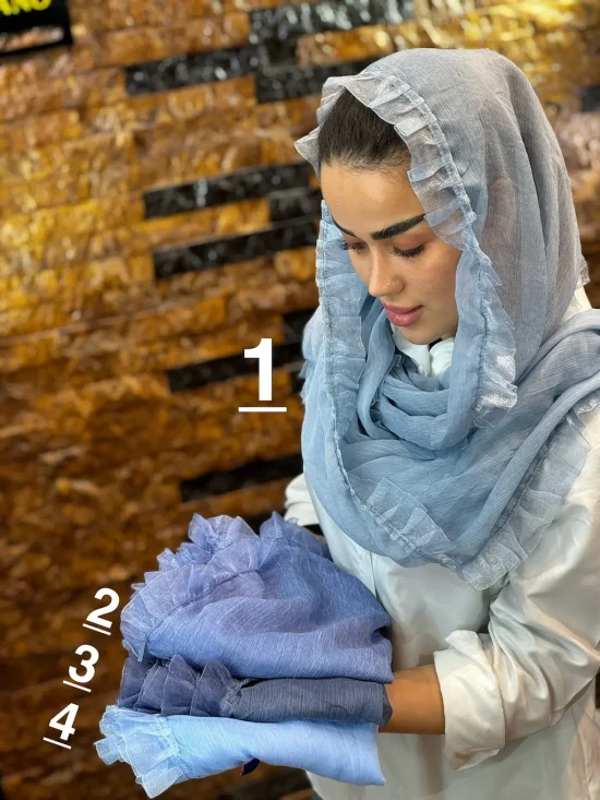 شال حریر کریشه شال و روسری رومانو