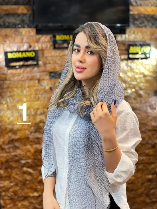 شال مزونی حریر شال و روسری رومانو