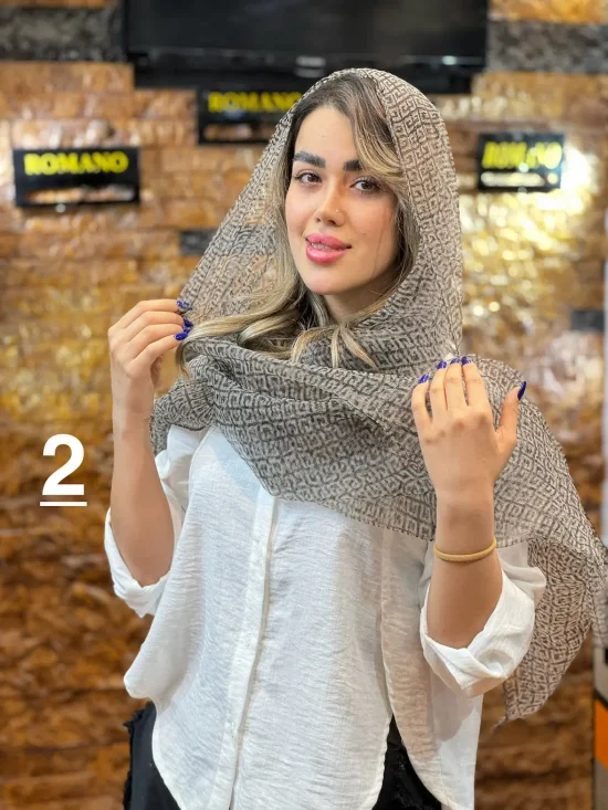 شال مزونی حریر شال و روسری رومانو