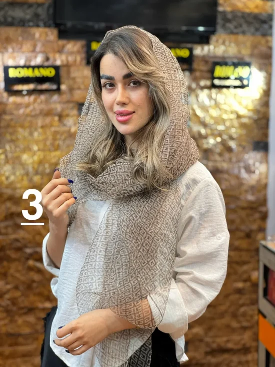 شال مزونی حریر شال و روسری رومانو