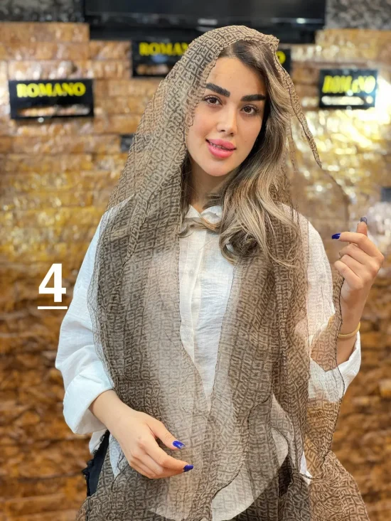 شال مزونی حریر شال و روسری رومانو