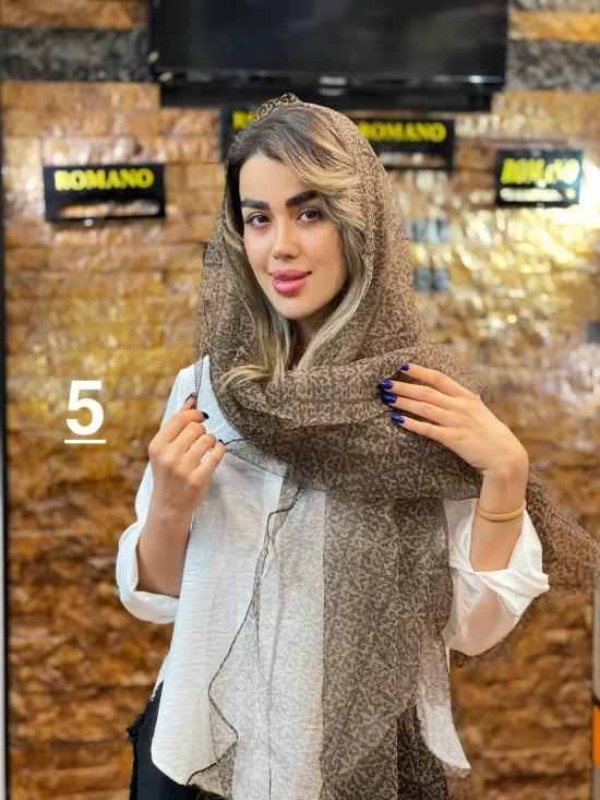 شال مزونی حریر شال و روسری رومانو