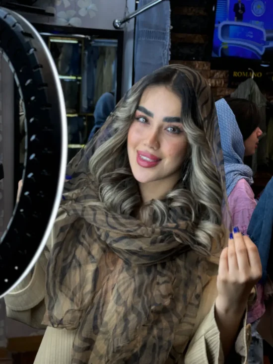 شال مزونی حریر شال و روسری رومانو