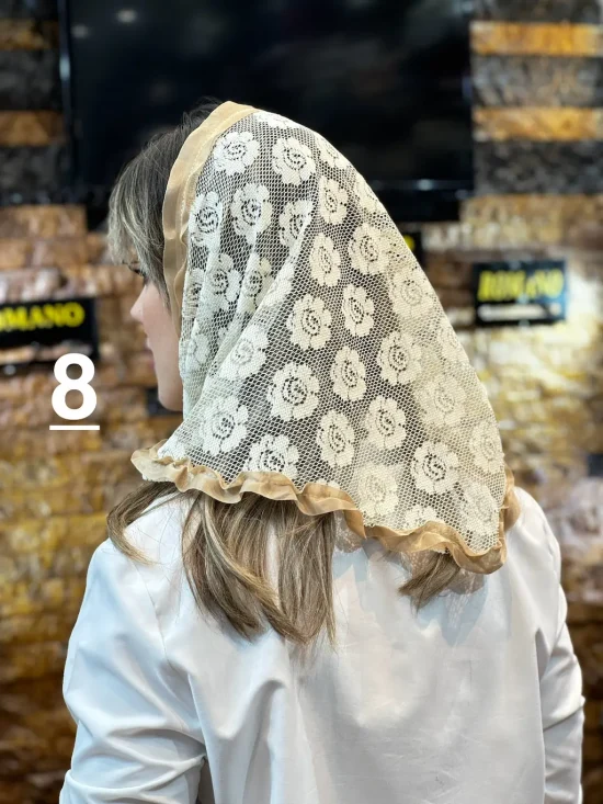 روسری سه گوش گیپوری شال و روسری رومانو
