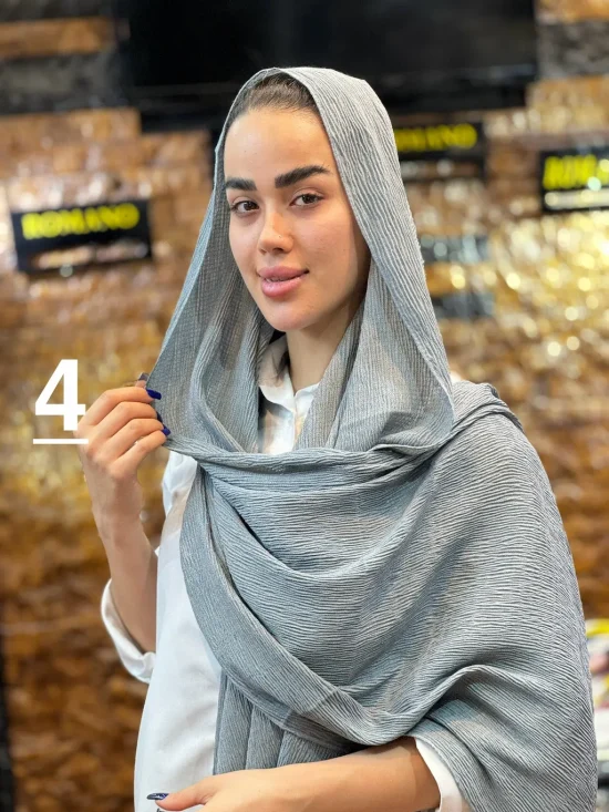 شال پلیسه برشکا شال و روسری رومانو