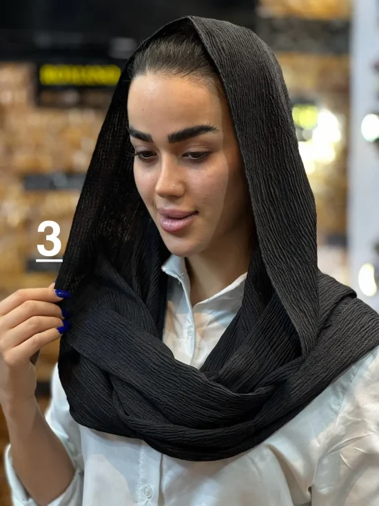 شال پلیسه برشکا شال و روسری رومانو