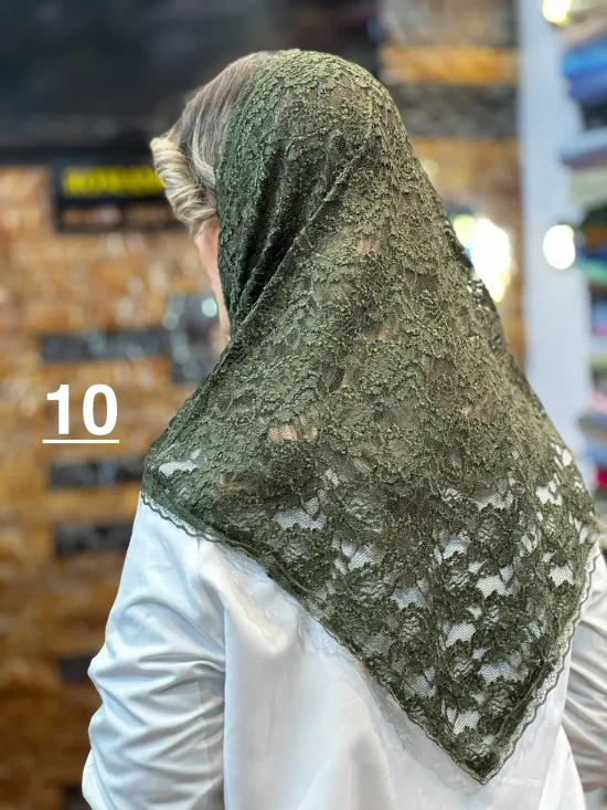 روسری سه گوش گیپور شال و روسری رومانو