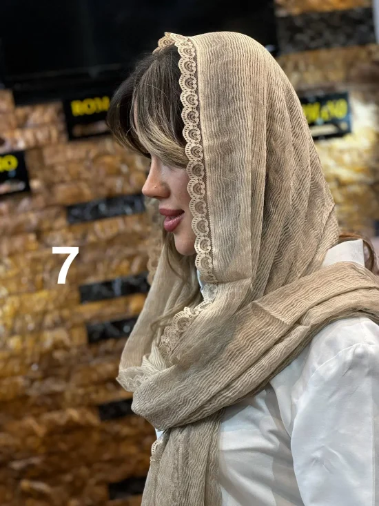 شال مزونی حریر کبریتی شال و روسری رومانو