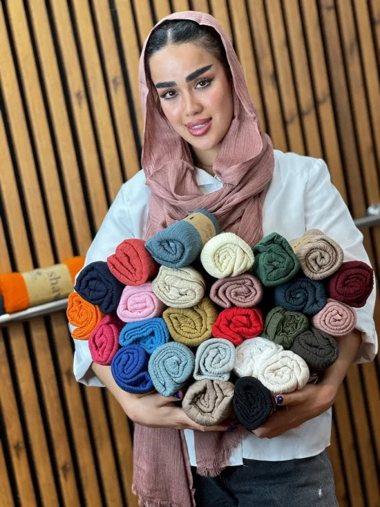 شال کنفی الیاف طبیعی