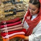 شال کنفی الیاف طبیعی
