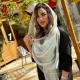 شال حریر مزونی شارلوت